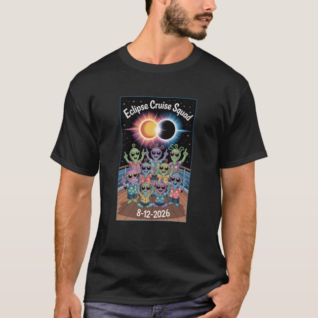 Total Solar Eclipse August 12,2026 Tee (Front)