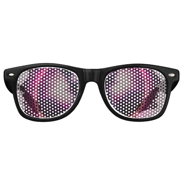 Total solar eclipse August 2026 text personalised Retro Sunglasses (Front)