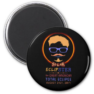 Total Solar Eclipse August 21 2017 Funny Hipster Magnet