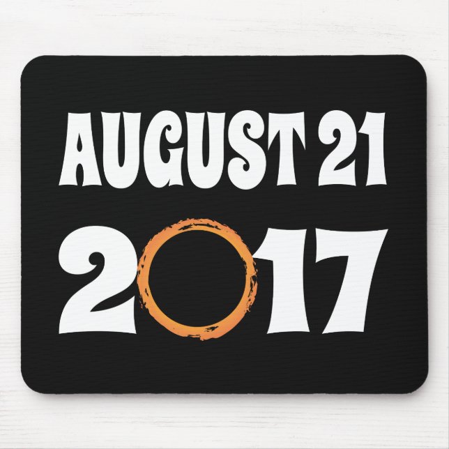 Total Solar Eclipse August 21 2017 Mouse Pad (Front)