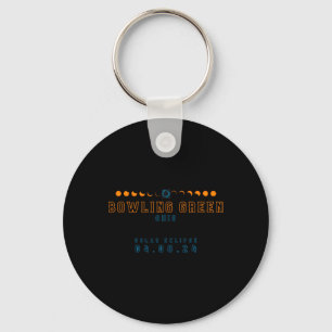 Total Solar Eclipse Bowling Green Ohio 04.08.24 Key Ring