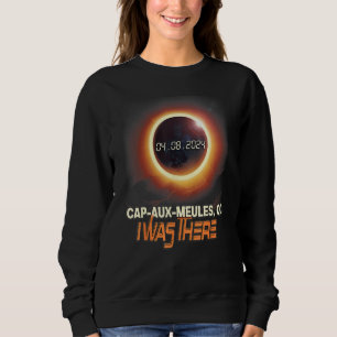 Total Solar Eclipse Cap aux Meules Quebec Canada Sweatshirt