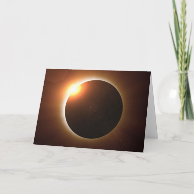 Total Solar Eclipse Card (Front)
