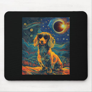 Total Solar Eclipse Dachshund Dog Mouse Pad