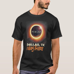 Total Solar Eclipse Dallas Texas TX T-Shirt