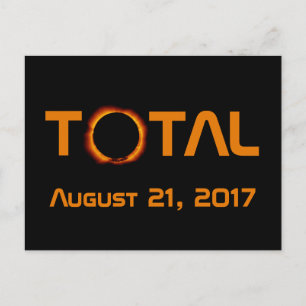 Total Solar Eclipse Event Postcard