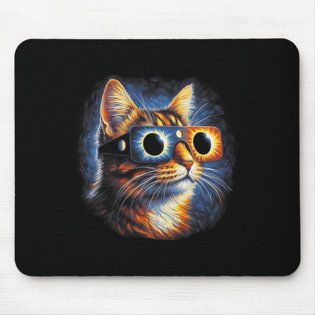Total Solar Eclipse Gles April 8th 2024  Mouse Pad (Front)