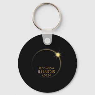 Total Solar Eclipse In Effingham Illinois 2024 Tot Key Ring