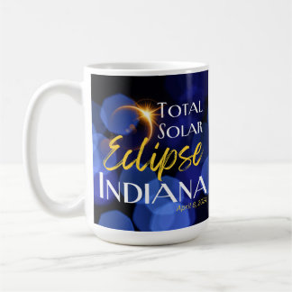 Total Solar Eclipse Indiana April 8, 2024 Coffee Mug