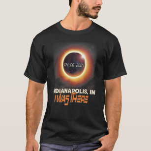 Total Solar Eclipse Indianapolis Indiana IN T-Shirt