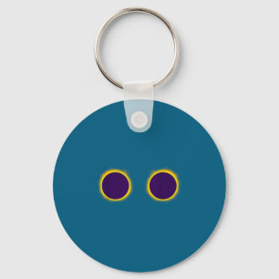 Total Solar Eclipse Key Ring