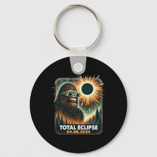 Total Solar Eclipse Key Ring
