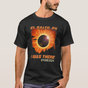 Total Solar Eclipse Mountain Hiking El Salto DG Me T-Shirt
