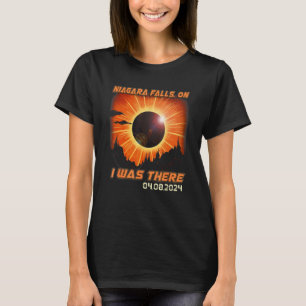 Total Solar Eclipse Mountain Hiking Niagara Falls T-Shirt