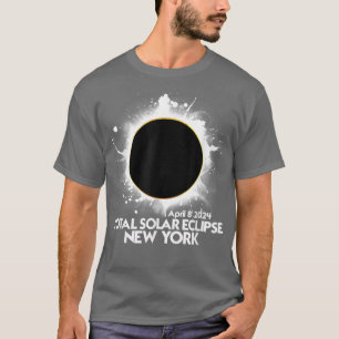 Total Solar Eclipse New York 2024 Totality  T-Shirt