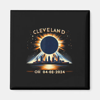 Total Solar Eclipse Oh April 08 2024 Cleveland Sol Magnet