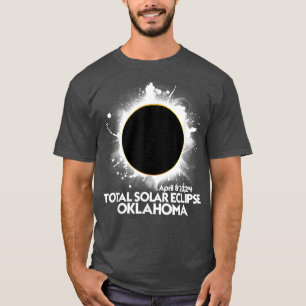Total Solar Eclipse Oklahoma 2024 Totality America T-Shirt