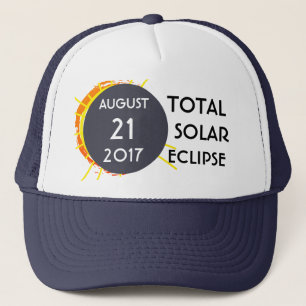 Total Solar Eclipse one-of-a-kind customisable Trucker Hat