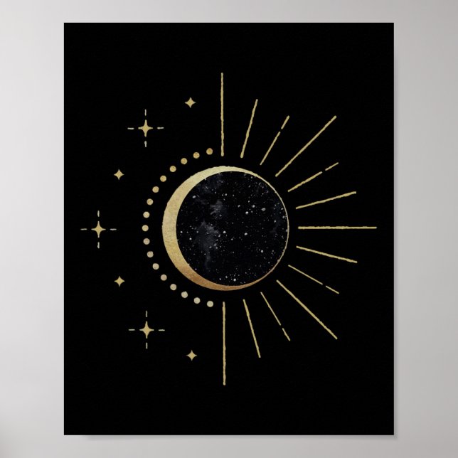 Total Solar Eclipse Path Of Totality  Poster (Front)