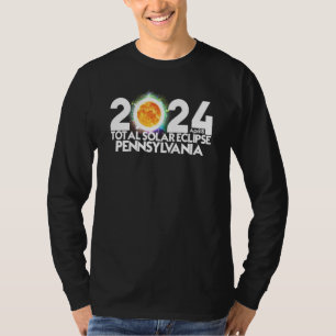 Total Solar Eclipse Pennsylvania 2024 American Tot T-Shirt