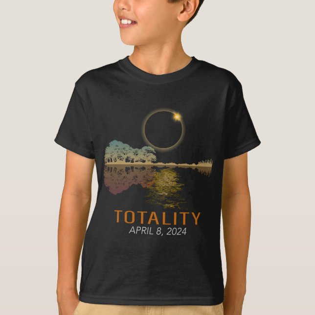 Total Solar Eclipse Shirt Totality Eclipse Guitar  (Front)