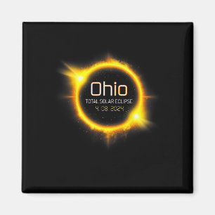 Total Solar Eclipse Spring America April 04.08.24 Magnet