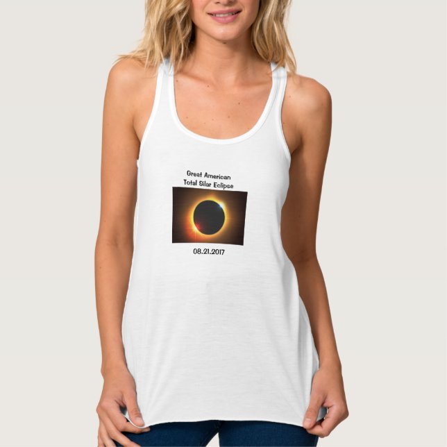 Total Solar Eclipse Tank Top (Front)