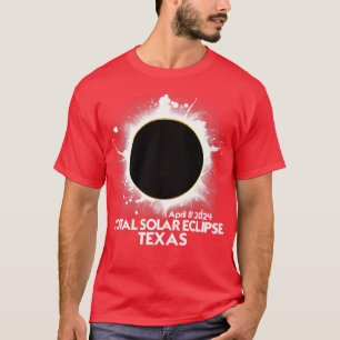 Total Solar Eclipse TEXAS 2024 American Totality  T-Shirt