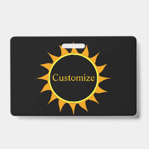 Total Solar Eclipse Thunder_Cove ID Badge
