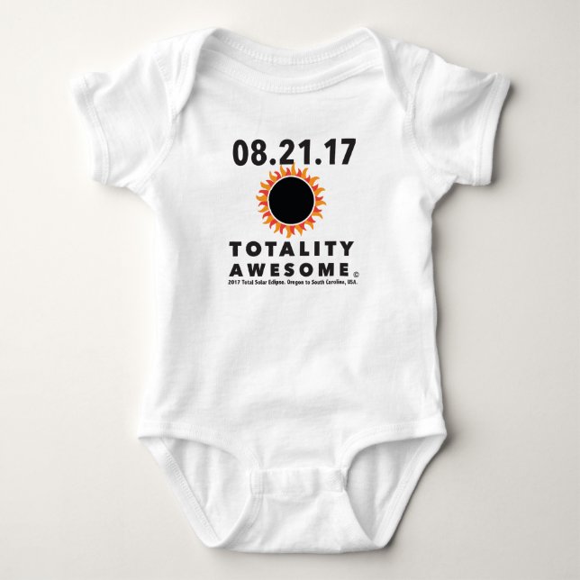 Total Solar Eclipse “Totality Awesome” Tee shirt (Front)