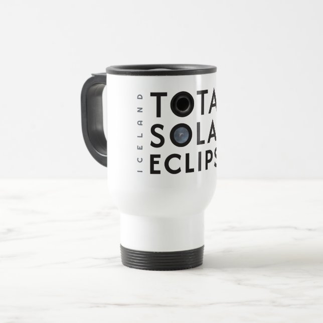 Total Solar Eclipse  Travel Mug (Front Left)
