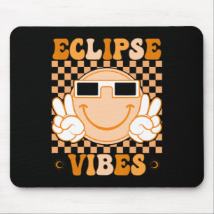 Total Solar Eclipse Vibes Shirt For Boys Girls Wom Mouse Pad