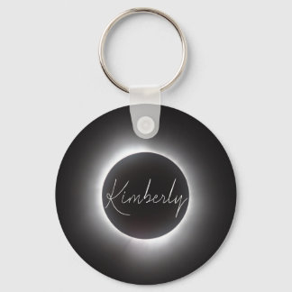 Total Solar Eclipse w/Name Key Ring