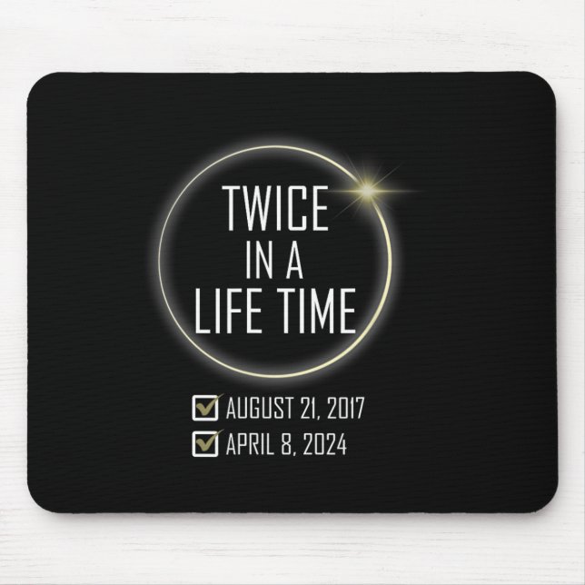 Totality 04 08 24 Total Solar Eclipse 2024 7  Mouse Pad (Front)