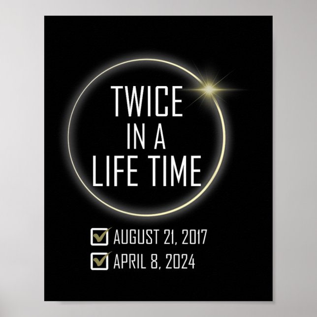 Totality 04 08 24 Total Solar Eclipse 2024 7  Poster (Front)