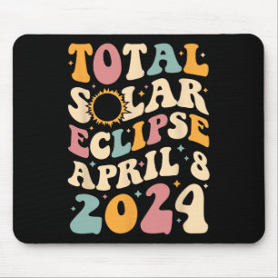 Totality 04 08 24 Total Solar Eclipse 2024 Groovy Mouse Pad