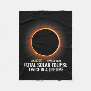 Totality 2024 Total Solar Eclipse Men Women Boy Gi Fleece Blanket