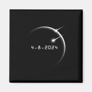 Totality 4.08.2024 Total Solar Eclipse 2024 Family Magnet