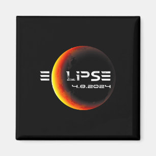 Totality 4.08.2024 Total Solar Eclipse 2024 Magnet
