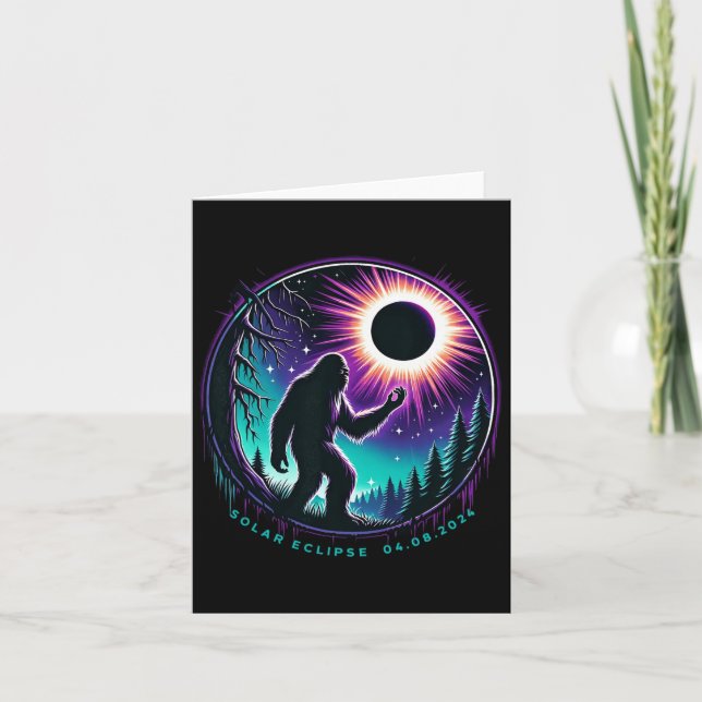 Totality April 8 2024 Total Solar Eclipse  Card (Front)