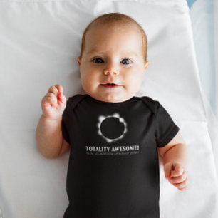 Totality Awesome Solar Eclipse Baby Bodysuit