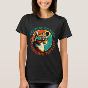 Totality Cat Retro Total Solar T-Shirt