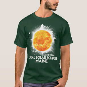 Totality MAINE 2024 Total Solar Eclipse T-Shirt
