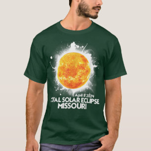 Totality Missouri 2024 Total Solar Eclipse America T-Shirt