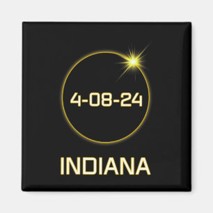 Totality Path 2024 Indiana Total Eclipse Pocket Magnet