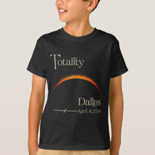 Totality Solar Eclipse Dallas Texas Total Solar Ec T-Shirt