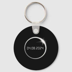 Totality Spring April 8 Key Ring