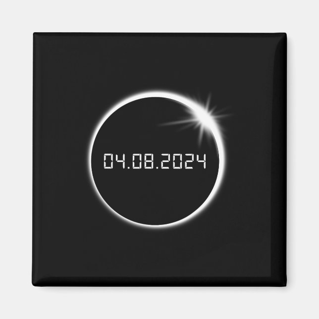 Totality Spring April 8  Magnet (Front)