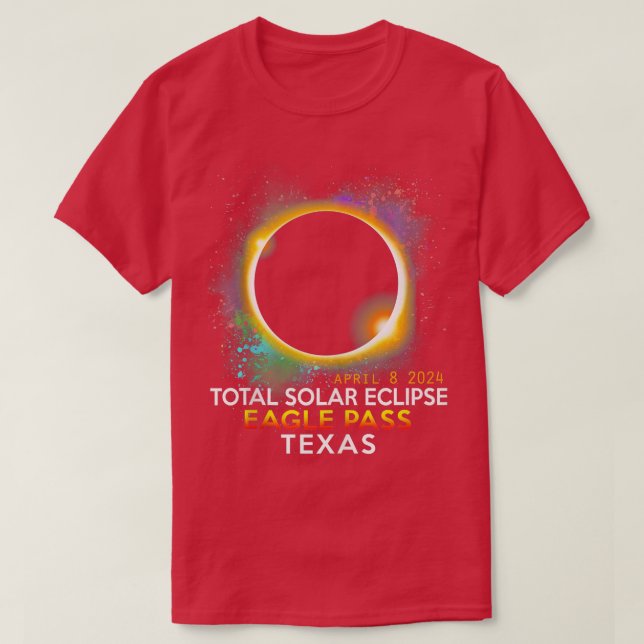 Totality Total Solar Eclipse April 8 2024 Eagle Pa T-Shirt (Design Front)