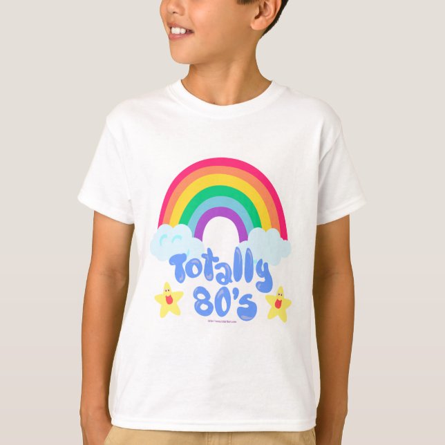 Totally 80s rainbow T-Shirt (Front)